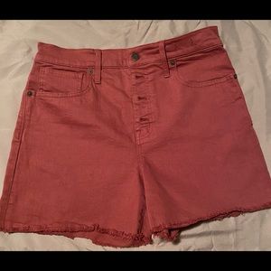 NWOT MADEWELL Denim Shorts 28(6)